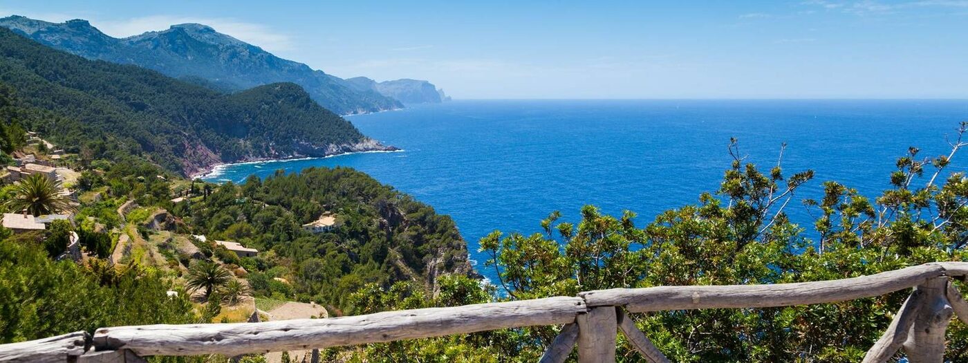 Serra de Tramuntana mountain coastline